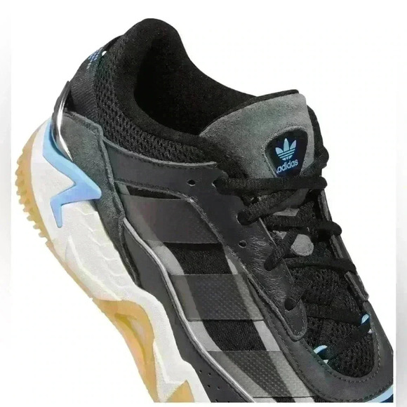 COPY - COPY - Adidas Niteball 2.0 Black gum sneakers! New! - Picture 2 of 4